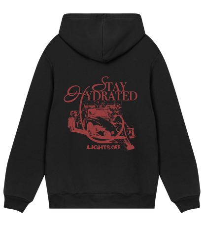 Stay Hydrated Hoodie Black