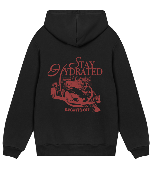 Stay Hydrated Hoodie Black