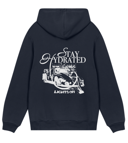 Stay Hydrated Hoodie Dark Blue